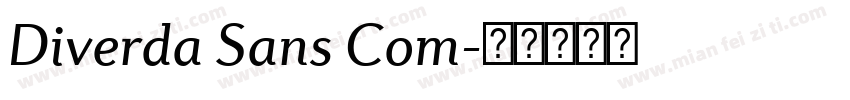 Diverda Sans Com字体转换